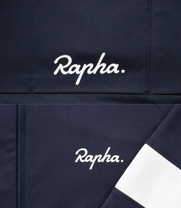 Koszulka kolarska Rapha unisex | Długie rękawy wyściełane polarem do jazdy na rowerze