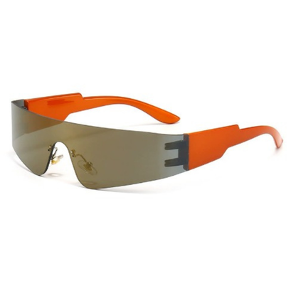Okulary rowerowe monoblok | Nowoczesny styl i ochrona UV400