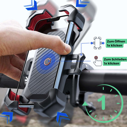 Uchwyt na telefon 360° SmartBike | Kompatybilny ze wszystkimi smartfonami