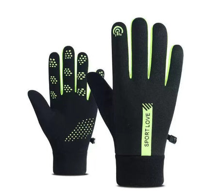 Rękawiczki rowerowe na jesień i zimę | Wodoodporne, wiatroszczelne i kompatybilne z ekranem dotykowym